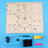 Maxbell Kids DIY Pencil Sharpener Making Set Gift Material Package Technology Gadget