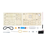 Maxbell DIY Assemble Tank Model 3D Puzzle Toy Handcraft Collectible Battery Operated