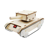 Maxbell DIY Assemble Tank Model 3D Puzzle Toy Handcraft Collectible Battery Operated