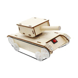 Maxbell DIY Assemble Tank Model 3D Puzzle Toy Handcraft Collectible Battery Operated