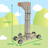 Maxbell Wood Building Block Kit Practice Science Toys for Elementary Boys Girls Kids