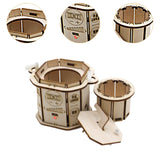 Maxbell Pressure Cooker Model Wood Building Block Kit for Elementary Students School