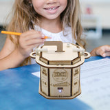 Maxbell Pressure Cooker Model Wood Building Block Kit for Elementary Students School