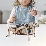 Maxbell Robot Model Kit Wooden Middle School Science Project DIY Science Project Toy