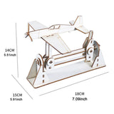 Maxbell DIY Airplane Assembly Toy Science Teaching Toys for Gift Tabletop Decor Kids