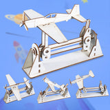 Maxbell DIY Airplane Assembly Toy Science Teaching Toys for Gift Tabletop Decor Kids