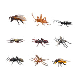 Maxbell 9Pcs Realistic Animal Toys Mini Action Model for Classroom School Boys Girls