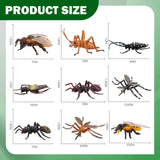Maxbell 9Pcs Realistic Animal Toys Mini Action Model for Classroom School Boys Girls