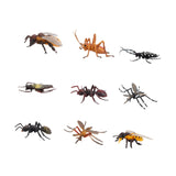 Maxbell 9Pcs Realistic Animal Toys Mini Action Model for Classroom School Boys Girls