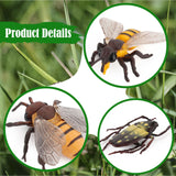 Maxbell 9Pcs Realistic Animal Toys Mini Action Model for Classroom School Boys Girls