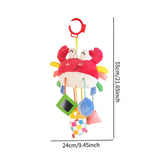 Maxbell Nursery Crib Mobile Pull String Activity Toy for Baby Shower Travel Style A