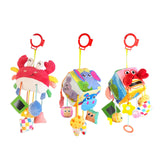 Maxbell Nursery Crib Mobile Pull String Activity Toy for Baby Shower Travel Style A