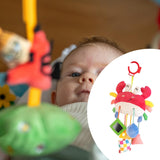 Maxbell Nursery Crib Mobile Pull String Activity Toy for Baby Shower Travel Style A