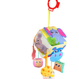 Maxbell Nursery Crib Mobile Pull String Activity Toy for Baby Shower Travel Style B