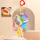 Maxbell Nursery Crib Mobile Pull String Activity Toy for Baby Shower Travel Style B