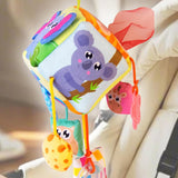 Maxbell Nursery Crib Mobile Pull String Activity Toy for Baby Shower Travel Style B