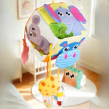 Maxbell Nursery Crib Mobile Pull String Activity Toy for Baby Shower Travel Style B