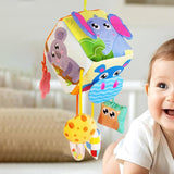 Maxbell Nursery Crib Mobile Pull String Activity Toy for Baby Shower Travel Style B