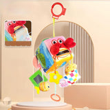 Maxbell Nursery Crib Mobile Pull String Activity Toy for Baby Shower Travel Style C