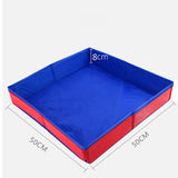 Maxbell Kids Sandbox Tray Reusable Easy to Clean Smooth Foldable Kids Sand Tray Kids
