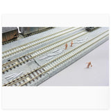 Maxbell 32x N Scale Railroad Sleepers Props Miniature for Scene Making HO Sand Table