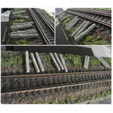 Maxbell 32x N Scale Railroad Sleepers Props Miniature for Scene Making HO Sand Table
