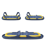 Maxbell Folding Baby Bath Tub Lovely Baby Shower Basin for Baby Shower Gift Bathroom Deep Blue