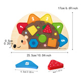 Maxbell Toy Shape Sorter Board for 1-3 Year Old Preschool Playroom