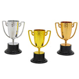 Maxbell 10Pcs Mini Award Trophies Cup Small Trophy for Appreciation Gifts Game Prize Gold