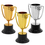 Maxbell 10Pcs Mini Award Trophies Cup Small Trophy for Appreciation Gifts Game Prize Gold