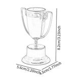 Maxbell 10Pcs Mini Award Trophies Cup Small Trophy for Appreciation Gifts Game Prize copper color