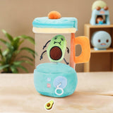 Maxbell Cute Plush Blender Toy Soft Pretend Play for Girls Ages 2+ Years Old Present