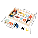 Maxbell Wooden Toddlers Spelling Learning Toys Toddlers Educational Toy