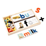 Maxbell Wooden Toddlers Spelling Learning Toys Toddlers Educational Toy