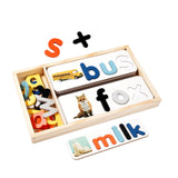 Maxbell Wooden Toddlers Spelling Learning Toys Toddlers Educational Toy