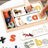 Maxbell Wooden Toddlers Spelling Learning Toys Toddlers Educational Toy