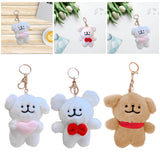 Maxbell Plush Doll Pendant Lightweight Character Ornament for Kids Adults Gifts Idea pink heart