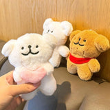 Maxbell Plush Doll Pendant Lightweight Character Ornament for Kids Adults Gifts Idea pink heart