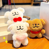 Maxbell Plush Doll Pendant Lightweight Character Ornament for Kids Adults Gifts Idea pink heart