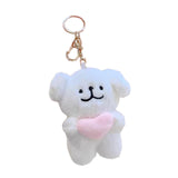 Maxbell Plush Doll Pendant Lightweight Character Ornament for Kids Adults Gifts Idea pink heart
