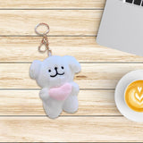 Maxbell Plush Doll Pendant Lightweight Character Ornament for Kids Adults Gifts Idea pink heart