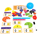 Maxbell Magnetic Fraction Tiles Logical Thinking Skills Math Toys Math Manipulatives