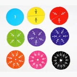 Maxbell Magnetic Fraction Tiles Logical Thinking Skills Math Toys Math Manipulatives