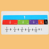 Maxbell Magnetic Fraction Tiles Logical Thinking Skills Math Toys Math Manipulatives