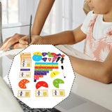 Maxbell Magnetic Fraction Tiles Logical Thinking Skills Math Toys Math Manipulatives