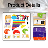Maxbell Magnetic Fraction Tiles Logical Thinking Skills Math Toys Math Manipulatives