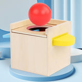 Maxbell Object Permanence Box for Kids Three Shape Color Classification for Children