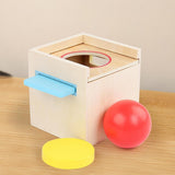Maxbell Object Permanence Box for Kids Three Shape Color Classification for Children