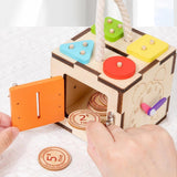 Maxbell Wooden Activity Cube Developmental Learning Toy for Toddlers Kids Boys Girls