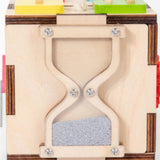 Maxbell Wooden Activity Cube Developmental Learning Toy for Toddlers Kids Boys Girls